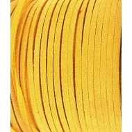 Suede Imitatie 3mm Okergeel